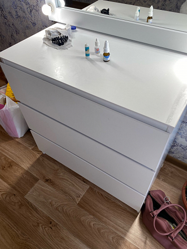 Комод Т-4р бетон / белый фото покупателя 15