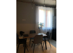 Стол Тринити Лофт 120 32 мм бетон / черный матовый фото покупателя 166