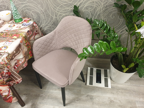 Стул на металлокаркасе Vener light purple фото покупателя 6