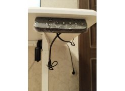 Компьютерный стол Маркос 140х80 зеленый / черный фото покупателя 20