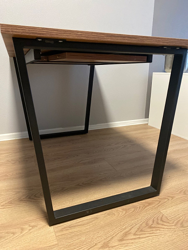 Деревянный стол Лота Лофт 140х80 дуб крафт табачный / черный матовый фото покупателя 308