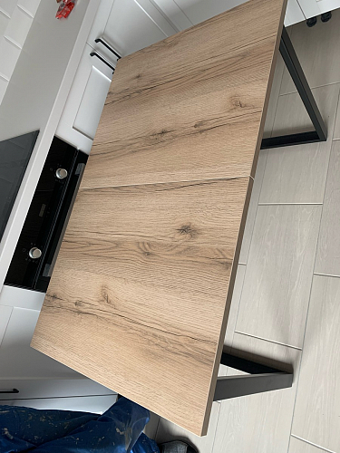 Стол Лота Лофт 120 25 мм сабия / белый матовый фото покупателя 856