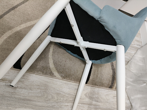 Стул на металлокаркасе Kora gray / black фото покупателя 417