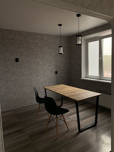 Стол Лота Лофт 120 32 мм бетон / черный матовый фото покупателя 86