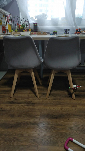 Стул Bonuss blue / wooden legs фото покупателя 37