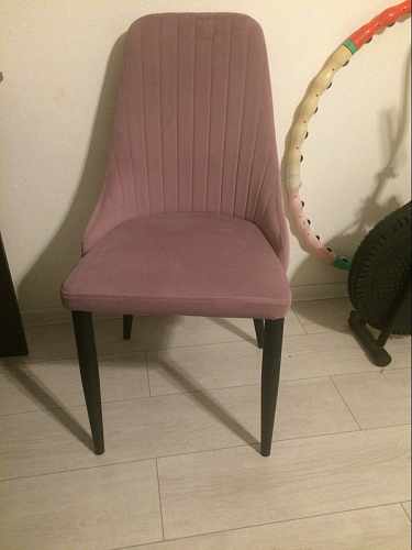 Стул на металлокаркасе Kora gray / black фото покупателя 39