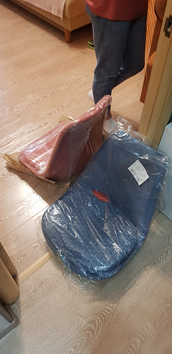 Стул Bonuss blue / wooden legs фото покупателя 199