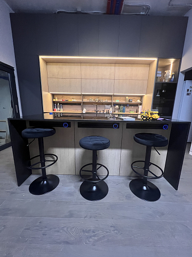 Барный стул 5008-LM Bruno серебряный / хром фото покупателя 1