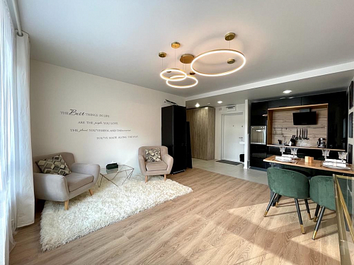 Стул на металлокаркасе Gabi 1 light purple / black фото покупателя 925