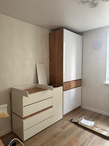 Комод Атлон белый / дуб вотан фото покупателя 4