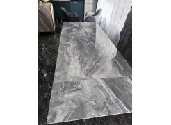 Керамический стол Ливи 140(200)х80х78 белый мрамор / черный фото покупателя 6