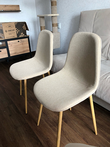 Стул на металлокаркасе Lilu 05 gray / white фото покупателя 29