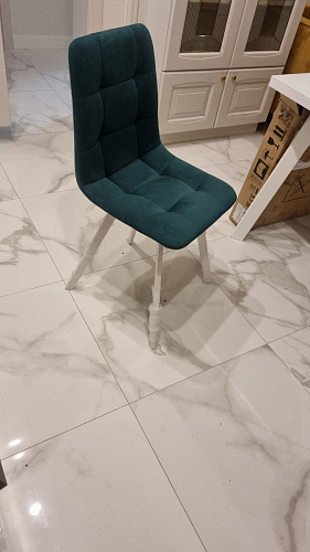 Стул на металлокаркасе Чилли бежевый / белый каркас фото покупателя 1113