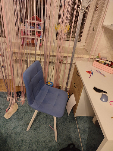 Комплект стульев Чилли 2 шт бежевый / черный фото покупателя 1249