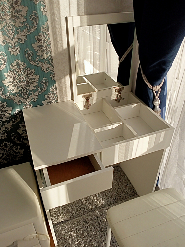 Туалетный столик Астерий белый фото покупателя 12