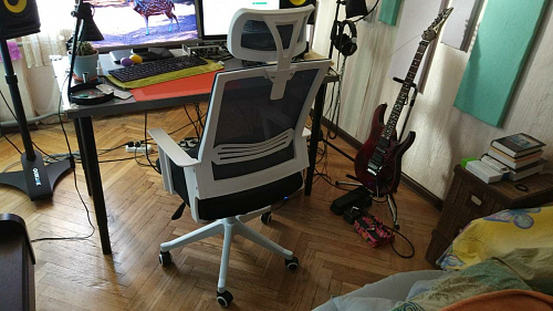 Компьютерное кресло Dreamer белое / черное / серое фото покупателя 1