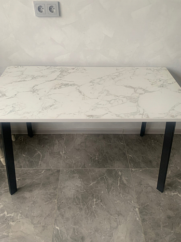 Стол Тринити Лофт 120 32 мм дуб галифакс табако / черный матовый фото покупателя 859