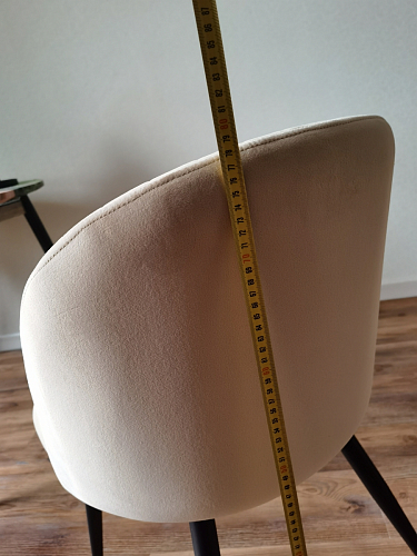 Стул на металлокаркасе Gabi 1 dark gray / black фото покупателя 809