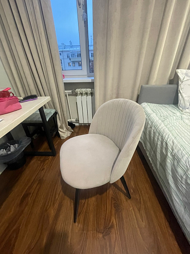 Стул на металлокаркасе Gabi gray / black фото покупателя 91