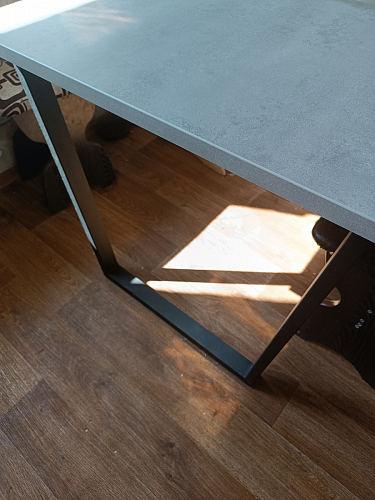 Деревянный стол Лота Лофт 120х75 белый матовый / дуб крафт золотой фото покупателя 689