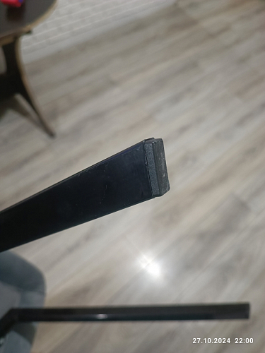 Стул на металлокаркасе Чилли К темно-серый (velutto 32) / черный фото покупателя 532