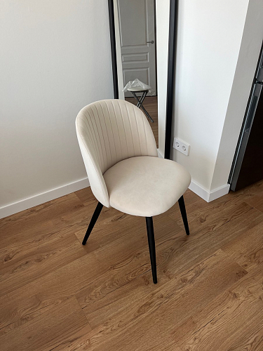 Стул на металлокаркасе Gabi gray / black фото покупателя 451