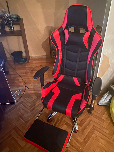 Компьютерное кресло Kano черное / красное фото покупателя 58