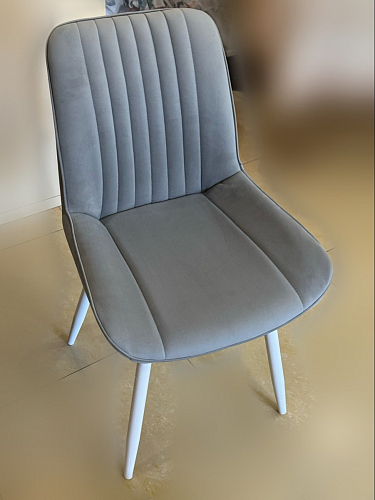 Комплект стульев Вейв 4 шт светло-серый / черный фото покупателя 102