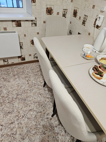 Стул на металлокаркасе Kora light blue / white фото покупателя 371