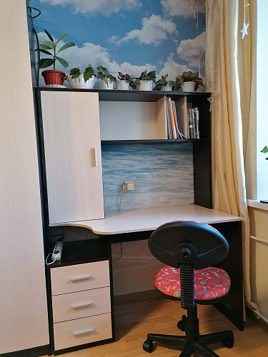 Письменный стол КСТ-16 левый венге / беленый дуб фото покупателя 132