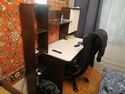 Компьютерный стол КСТ-11.1 Сонома / Белый фото покупателя 1