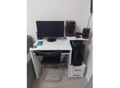 Компьютерный стол Джаз-24 левый белый фото покупателя 124