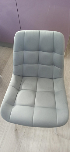 Стул на металлокаркасе Челси велюр коричневый / черный каркас фото покупателя 124