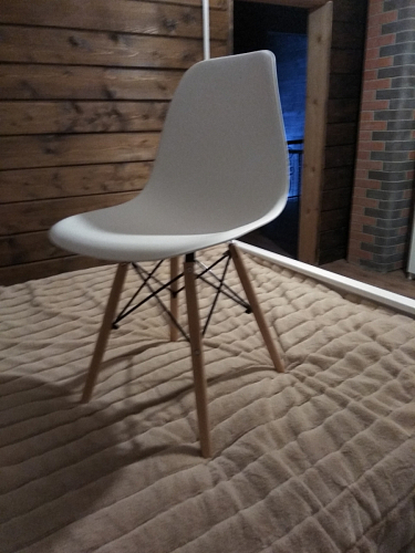 Пластиковый стул Eames PC-015 желтый фото покупателя 179