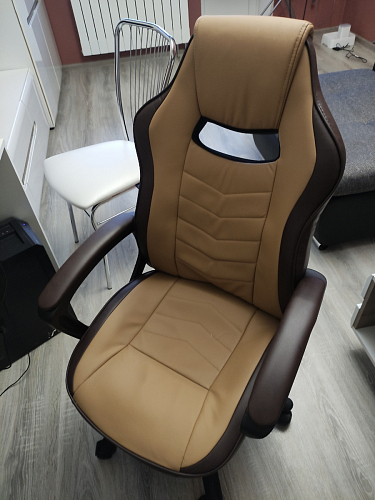 Компьютерное кресло Gamer черное / бежевое фото покупателя 1