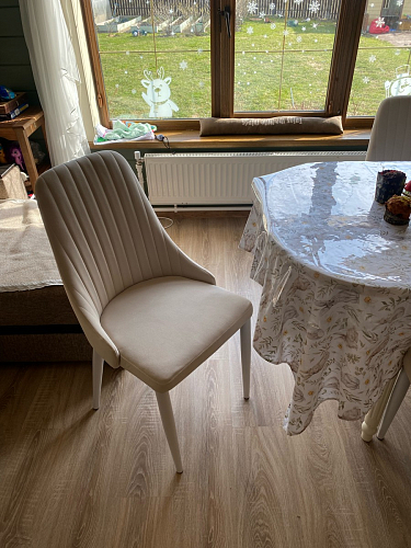 Стул на металлокаркасе Kora black / gray фото покупателя 468