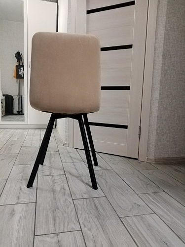 Стул на металлокаркасе Чилли зеленый / черный фото покупателя 283