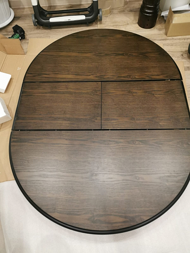 Стол раскладной Toskana 106 tobacco фото покупателя 7