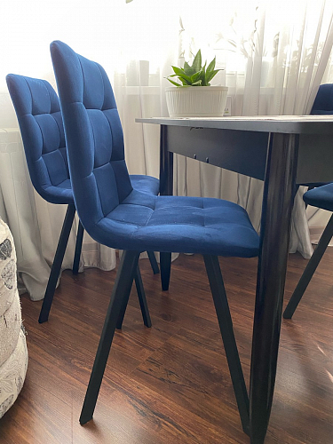 Стул на металлокаркасе Чилли зеленый / белый каркас фото покупателя 122