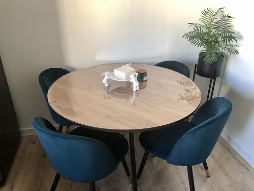 Стул на металлокаркасе Gabi gray / black фото покупателя 886