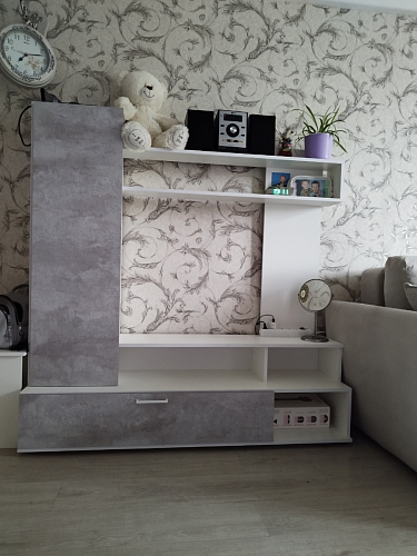 Готовая гостиная Jimenez дуб венге / белый глянец фото покупателя 66