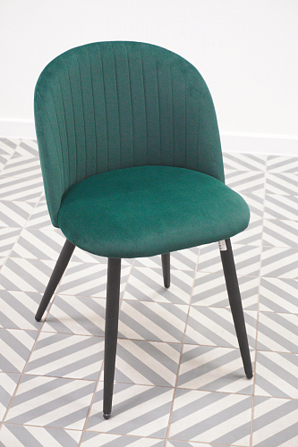 Стул на металлокаркасе Gabi 1 light purple / black из шоурума 8