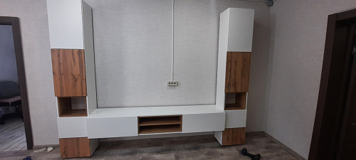 Модульная гостиная Лонгфорд комплектация 1 белый / дуб вотан фото покупателя 11