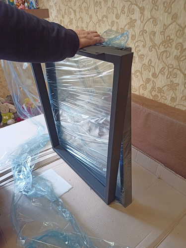 Стол Лота Лофт 120 25 мм дуб делано темный / черный матовый фото покупателя 919