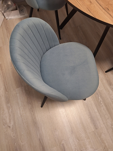 Стул на металлокаркасе Gabi 1 light purple / black фото покупателя 628