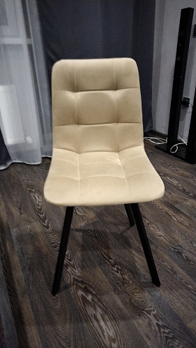 Стул на металлокаркасе Чилли К кирпичный / черный фото покупателя 591