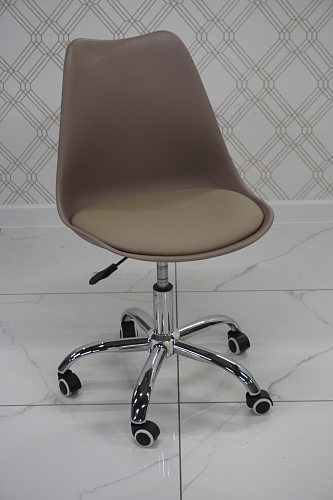 Компьютерное кресло Kolin cappuccino / chrome из шоурума 6