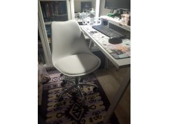 Компьютерное кресло Kolin с подушкой clear / white фото покупателя 78