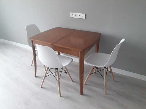 Стул Cindy Eames mod. 001 khaki / natural фото покупателя 315