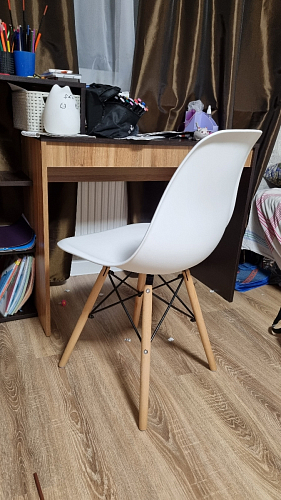 Пластиковый стул Eames PC-015 желтый фото покупателя 65